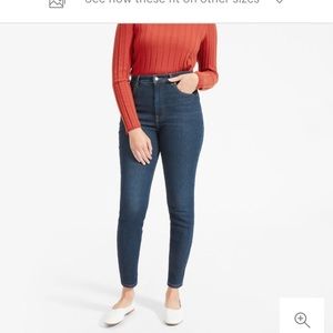Everlane high rise stretch skinny jean size 31